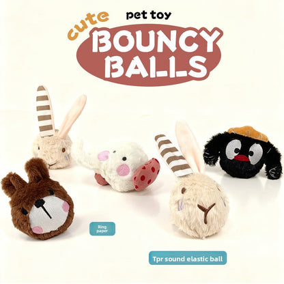 Bite-Resistant Chew Ball with Sound for Pets