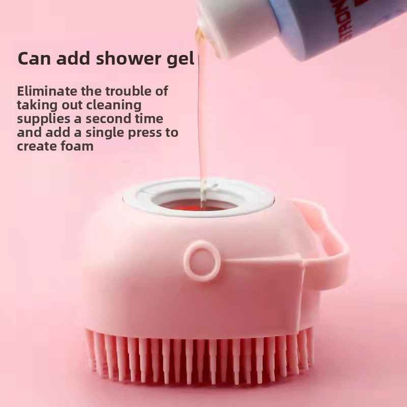 Silicone Pet Bath Massage Brush