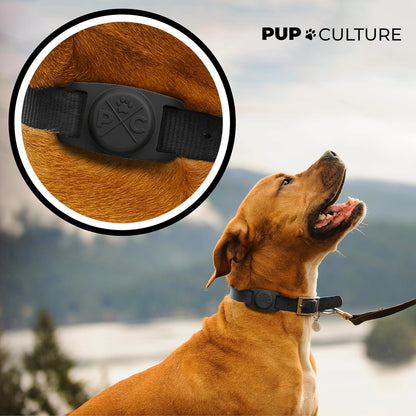 Premium Waterproof AirTag Pet Collar | Durable GPS-Ready Tracker Holder