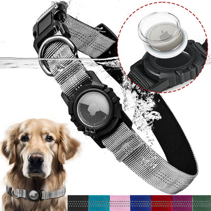 Airtag Dog Collar Cover Waterproof Reflective