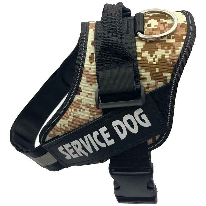 Adjustable Reflective Dog Chest Strap with Leash