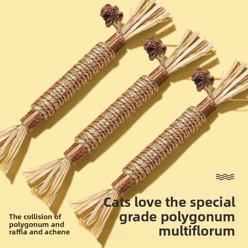 Wood Catnip Chew Sticks for Cats