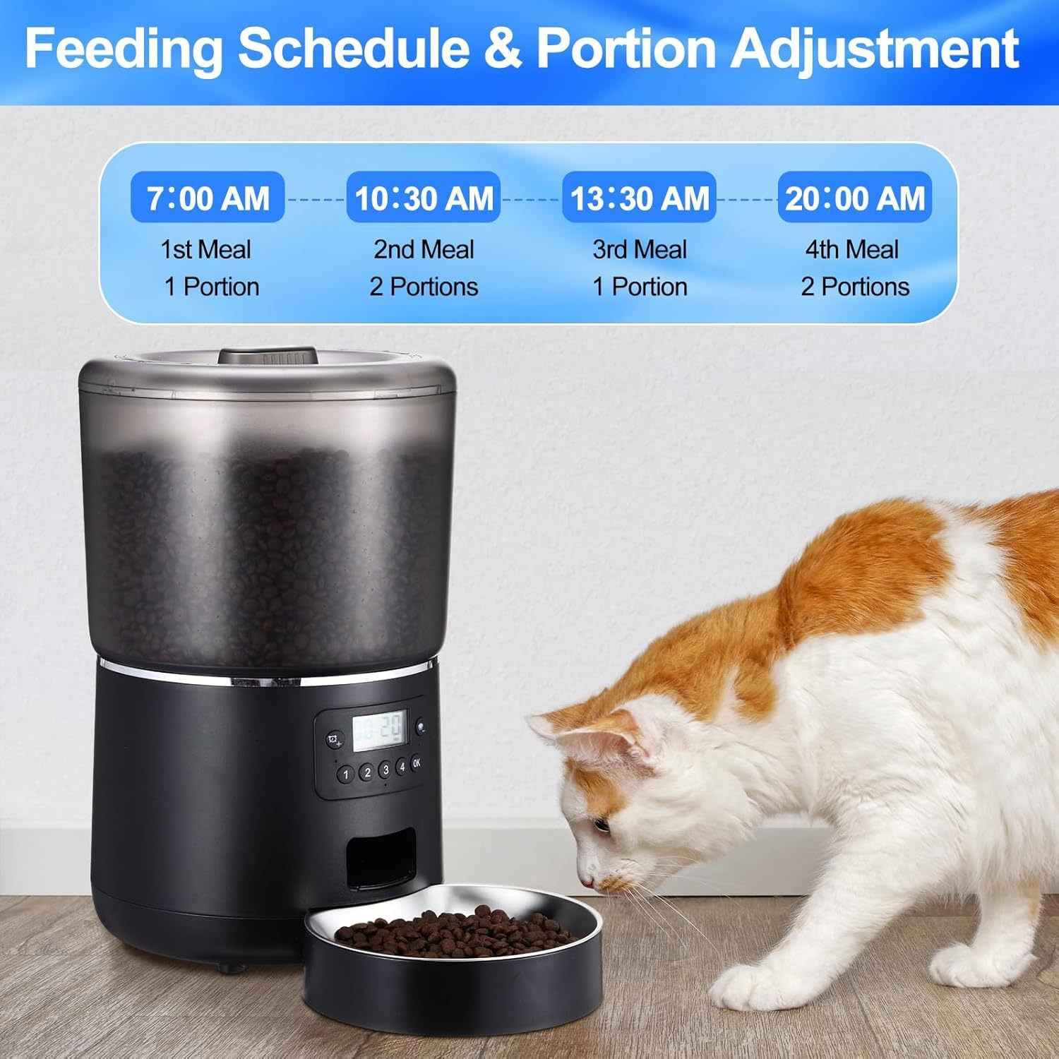 Automatic Cat Feeder Smart Pet Food Dispenser