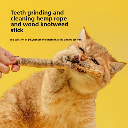 Wood Catnip Chew Sticks for Cats