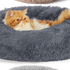 Round Fluffy Plush Pet Bed Round Fluffy Plush Pet Bed