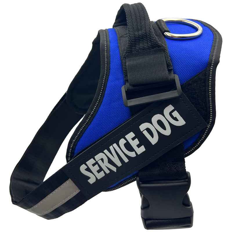 Adjustable Reflective Dog Chest Strap with Leash