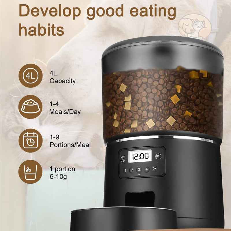 Automatic Cat Feeder Smart Pet Food Dispenser