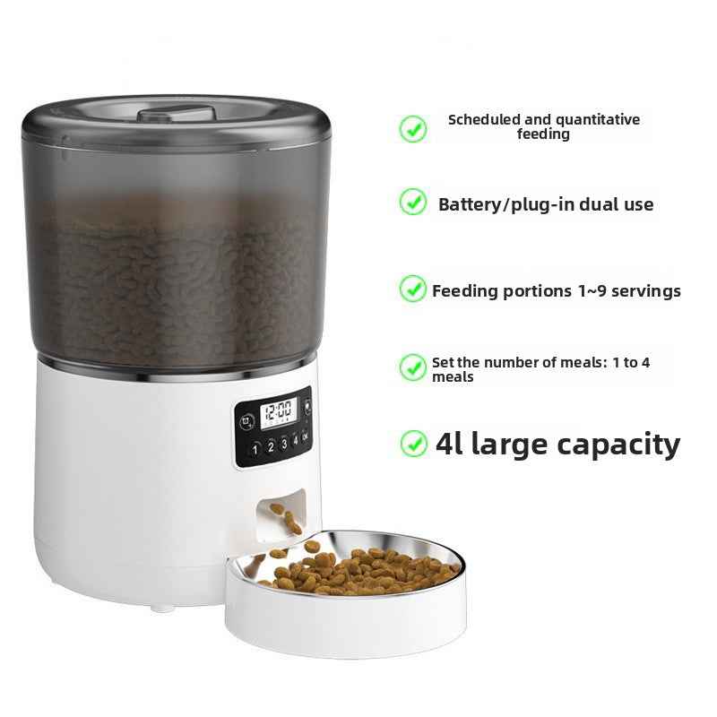 Automatic Cat Feeder Smart Pet Food Dispenser