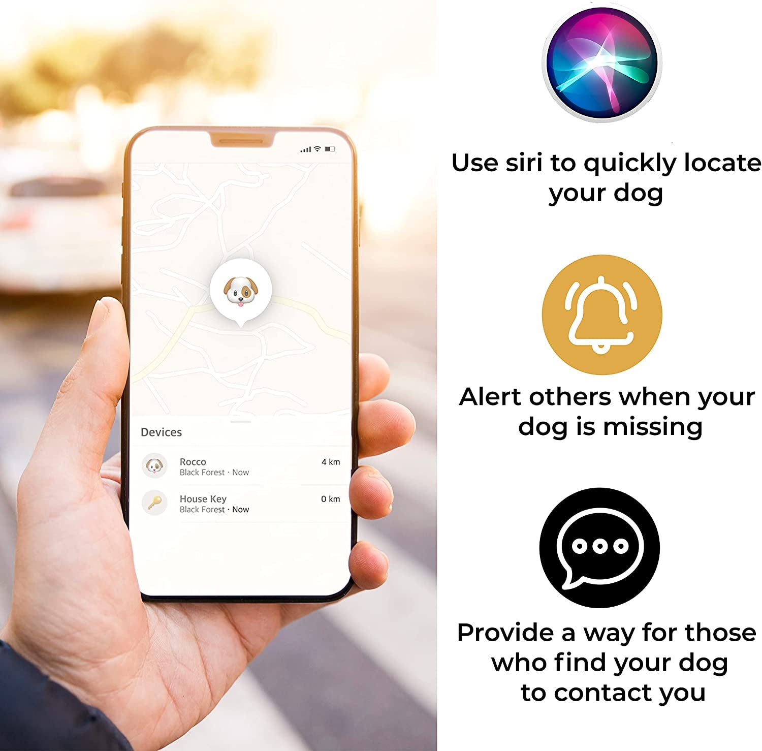 Premium Waterproof AirTag Pet Collar | Durable GPS-Ready Tracker Holder
