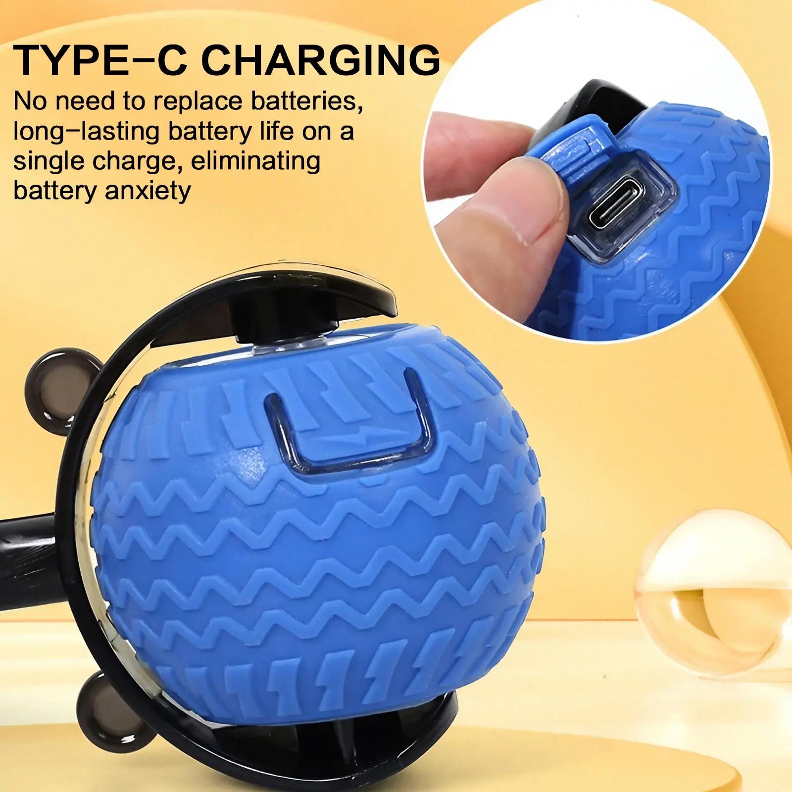 Rechargeable Interactive Cat Toy Ball - Available in Single or Double Pack, Durable Teaser for Play and Exercise, Ideal Indoor Cat Accessory