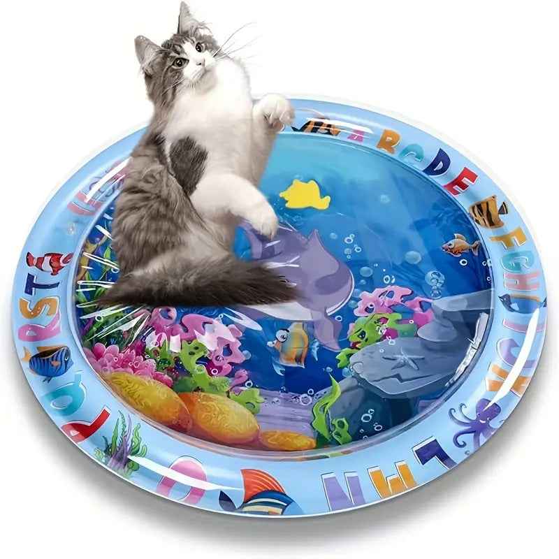 PVC Water Spray Play Mat for Pets and Kids