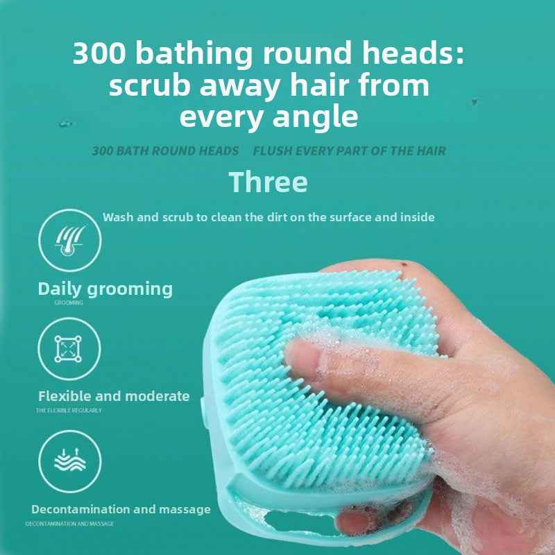 Silicone Pet Bath Massage Brush