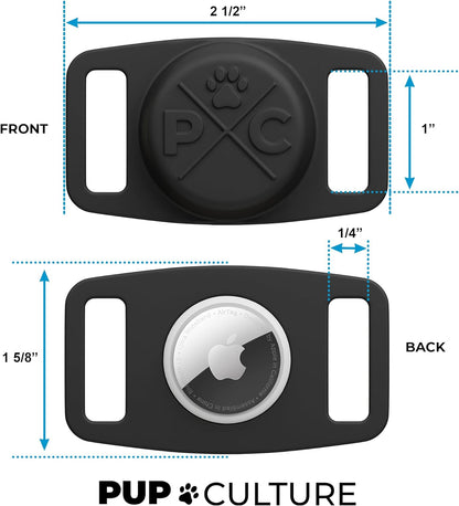 Premium Waterproof AirTag Pet Collar | Durable GPS-Ready Tracker Holder