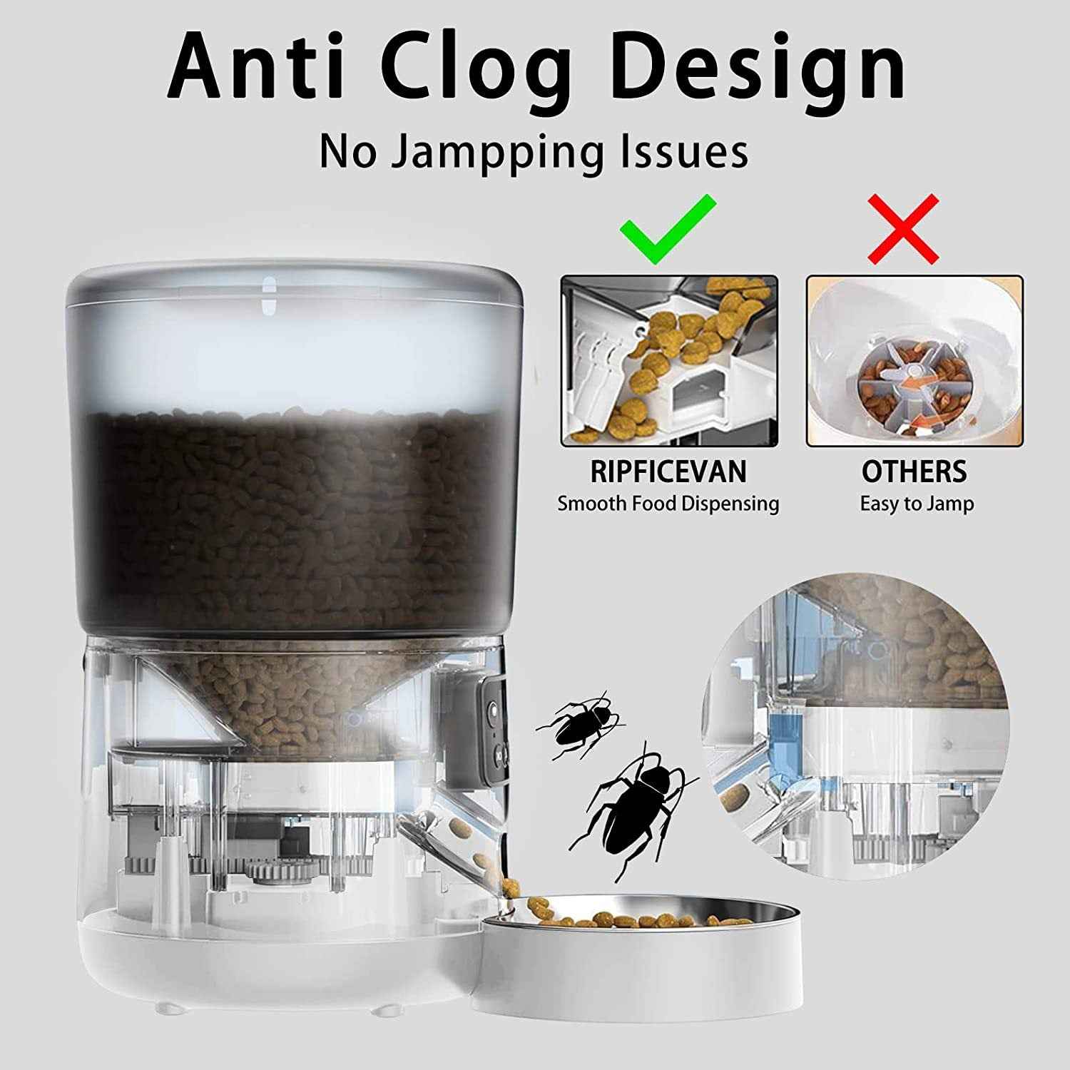 Automatic Cat Feeder Smart Pet Food Dispenser