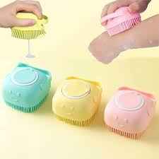 Silicone Pet Bath Massage Brush