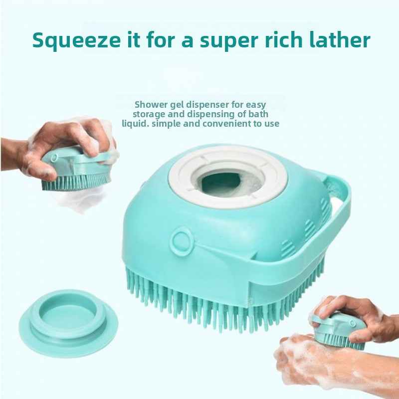 Silicone Pet Bath Massage Brush