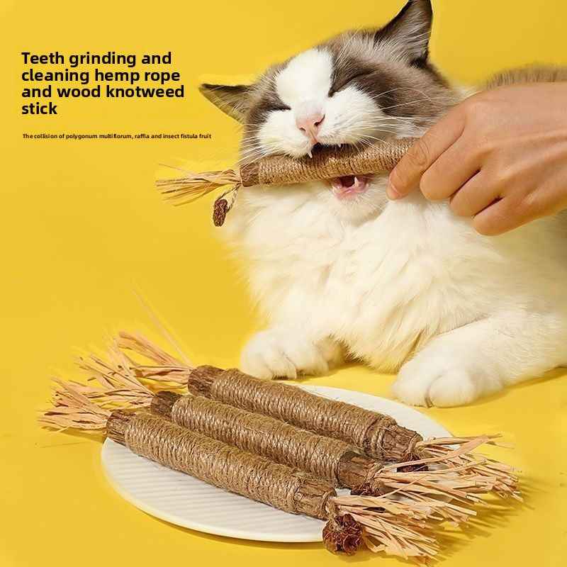 Wood Catnip Chew Sticks for Cats