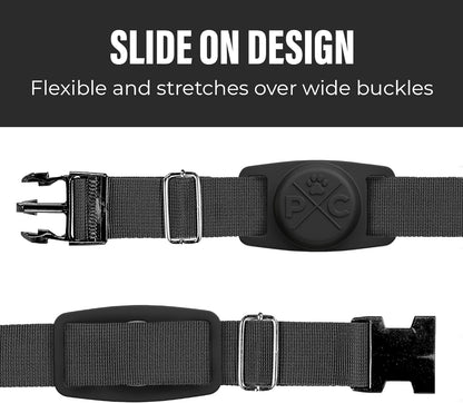 Premium Waterproof AirTag Pet Collar | Durable GPS-Ready Tracker Holder